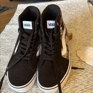 Vans Black Athletic High-Top Shoes